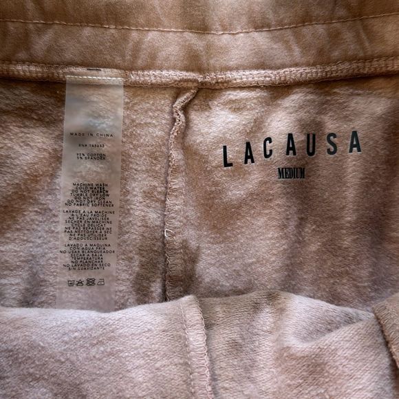 LACAUSA Shorts Tie Dye Size M - Picture 3 of 4